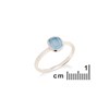 Bague calcédoine, Argent 925 - vue V2