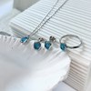 Bague calcédoine, Argent 925 - vue V3