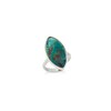 Bague shattuckite, Argent 925 - vue V1