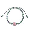 Bracelet en Zoisite et Rubi Litha - vue V1