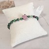 Bracelet en Zoisite et Rubi Litha - vue V3