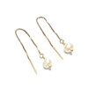 Boucles D'Oreilles Perles de Culture en Argent 925 Doré Ilhéus - vue V1