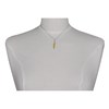 Collier Argent 925 et Argent Doré Deux Plumes - taille 42 cm - vue V3