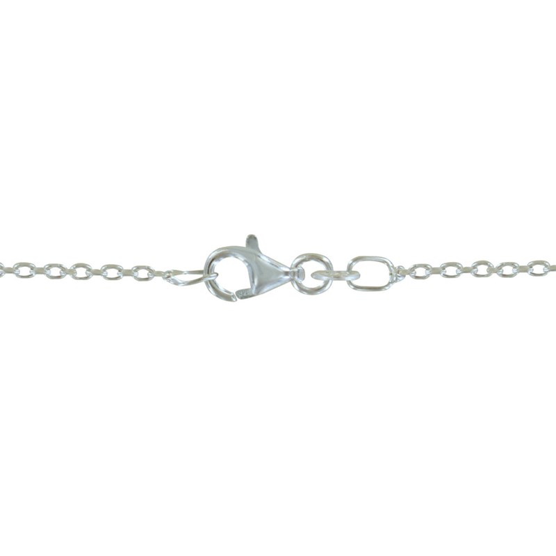 Collier Argent 925 et Pendentif Croissant de Lune - taille 40 cm - vue 2
