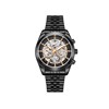 FINLEY - Montre Homme - Analogique Mouvement Multifonction Automatique - Boitier rond en métal  - Cadran squelette noir - Noir - vue V1