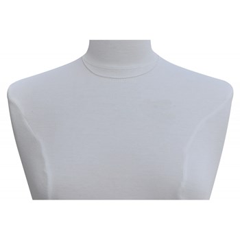 Chaine Argent 925/1000 Maille Forçat Bombée 1,8mm