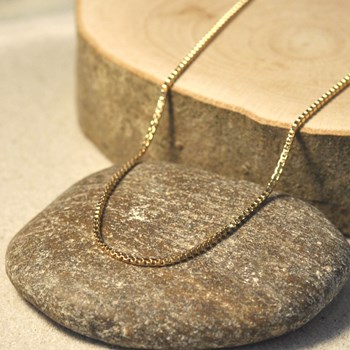 1 mm vergulde Venetiaanse ketting