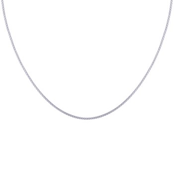 1mm Venetiaanse Ketting in Zilver 925