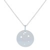 Collier en Argent 925 Zodiaque Constellation Balance - taille 40 cm - vue V1