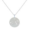 Collier Argent 925 Zodiaque Constellation Lion - taille 40 cm - vue V1