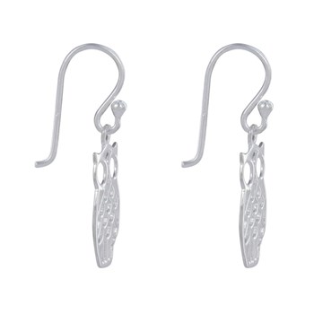 925 Sterling zilveren oorbellen met opengewerkte uil