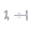 Boucles d'Oreilles Argent 925 Petite Girafe - vue V1
