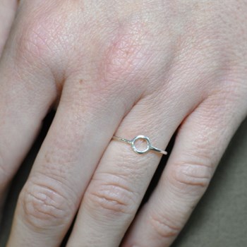 Bague Argent 925 Petit Cercle