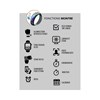 SUPER SLIM AMOLED - Boitier rond - Bracelet en silicone - Boitier argent - vue V4