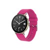 SUPER SLIM AMOLED - Boitier rond - Bracelet en silicone - Boitier doré - vue V1