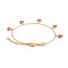 Bracelet Gemia en pierres Grenat - vue V2