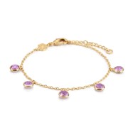 Bracelet Gemia en pierres Améthyste