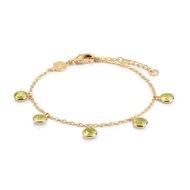 Bracelet Gemia en pierres Péridot