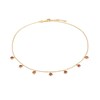 Collier Gemia en pierres Grenat - vue V1