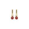 Boucles d'oreilles Gemia en pierres Grenat - vue V2