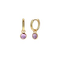 Boucles d'oreilles Gemia en pierres Améthyste