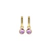Boucles d'oreilles Gemia en pierres Améthyste - vue V2