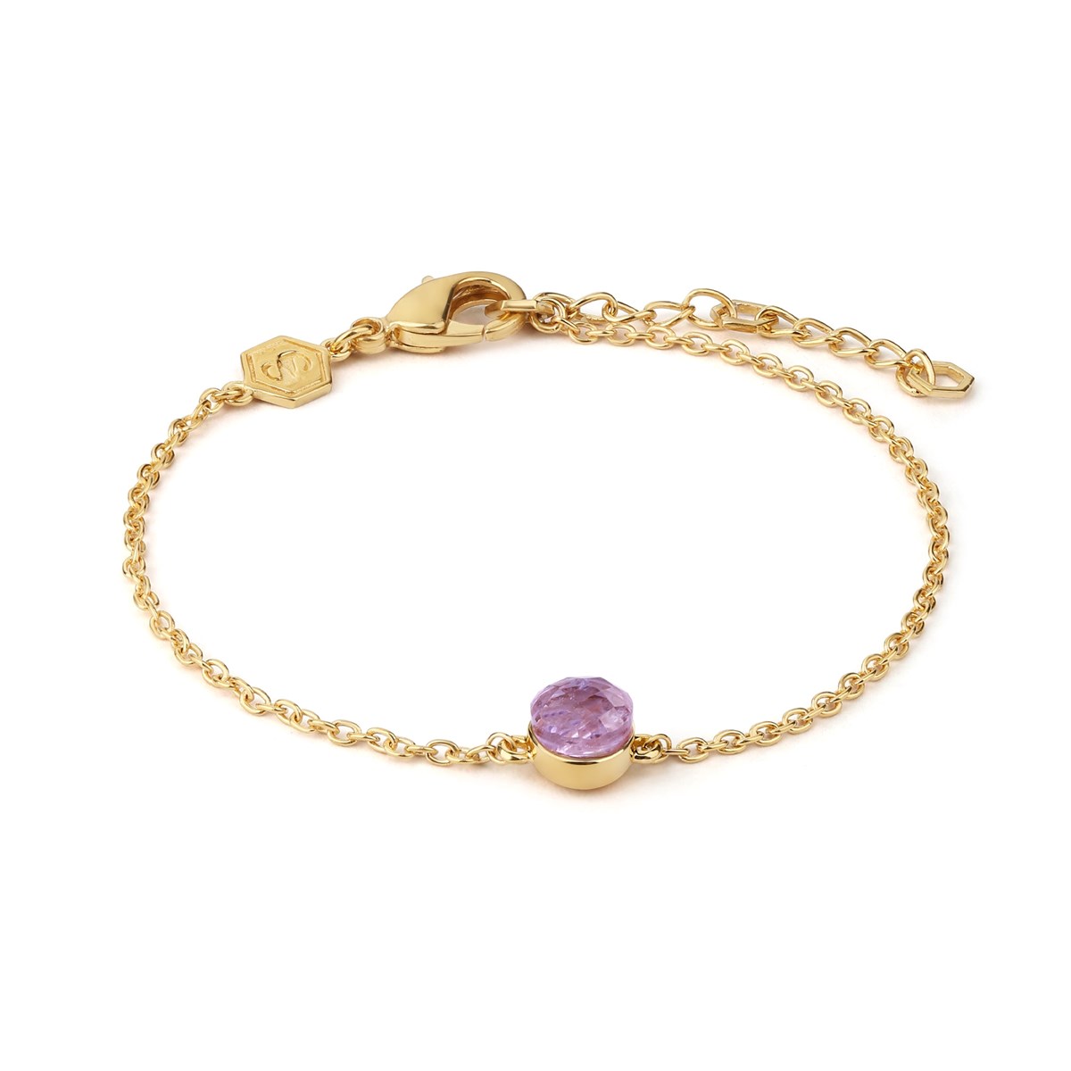 Bracelet Aurora en pierre Améthyste