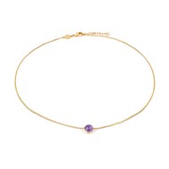 Collier Aurora en pierre Améthyste