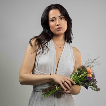 Collier, bracelet et boucles d'oreilles Aurora en pierres Améthyste