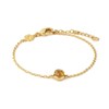Collier, bracelet et boucles d'oreilles Aurora en pierres Citrine - vue V2