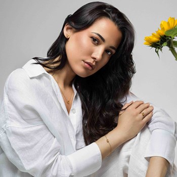 Aurora Citrien ketting, armband en oorbellen