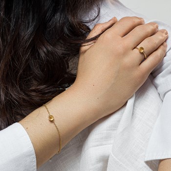 Aurora Citrien ketting, armband en oorbellen