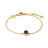 Collier, bracelet et boucles d'oreilles Aurora en pierres Lapis-lazuli - vue V2