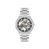 Montre Homme - Analogique Mouvement Squelette Automatique - Cadran noir - vue V1