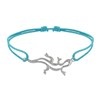 Bracelet Lien Argent 925 Salamandre - Turquoise - vue V1