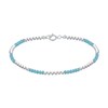 Bracelet Argent 925 Perles et Apatite Facetté M1 - vue V1