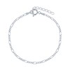 Bracelet en Argent 925 Maille Figaro 1,7mm - vue V1