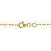 Collier Plaqué Or Fleur de Nacre Ivoire - taille 38 cm - vue V3