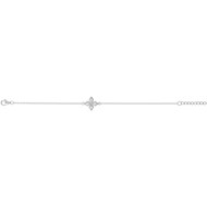 Bracelet en Argent avec oxyde de zirconium blanc
