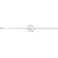 Bracelet en Argent avec oxyde de zirconium blanc