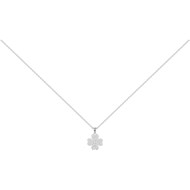 Collier en Argent avec oxyde de zirconium blanc