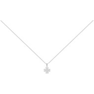 Collier en Argent avec oxyde de zirconium blanc