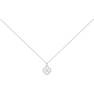 Collier en Argent avec oxyde de zirconium blanc