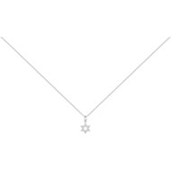 Collier en Argent avec oxyde de zirconium blanc