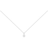 Collier en Argent avec oxyde de zirconium blanc