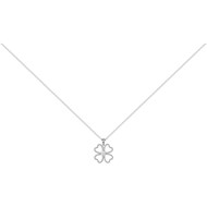Collier en Argent avec oxyde de zirconium blanc