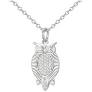Collier en Argent avec oxyde de zirconium blanc