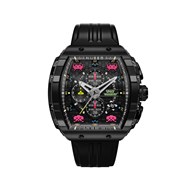 MAGELLAN CHRONOGRAPH SPACE INVADERS LIMITED EDITION - Montre homme - Mouvement japonais quartz chronograph - Bracelet noir
