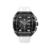 MAGELLAN CHRONOGRAPH SPACE INVADERS LIMITED EDITION - Montre homme - Mouvement japonais quartz chronograph - Bracelet blanc - vue V1