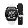 MAGELLAN CHRONOGRAPH SPACE INVADERS LIMITED EDITION - Montre homme - Mouvement japonais quartz chronograph - Bracelet blanc - vue V2